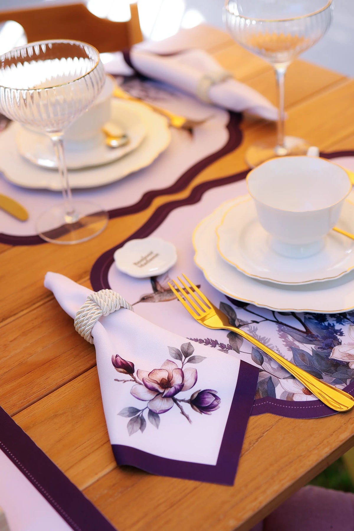 Kit de Mesa Posta Magnólias