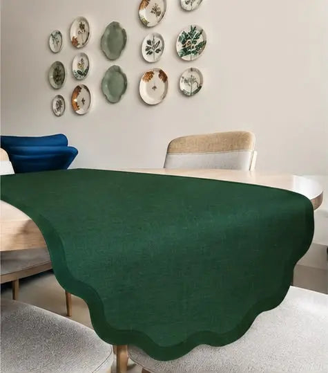 Trilho De Mesa Clásico Verde Bandeira