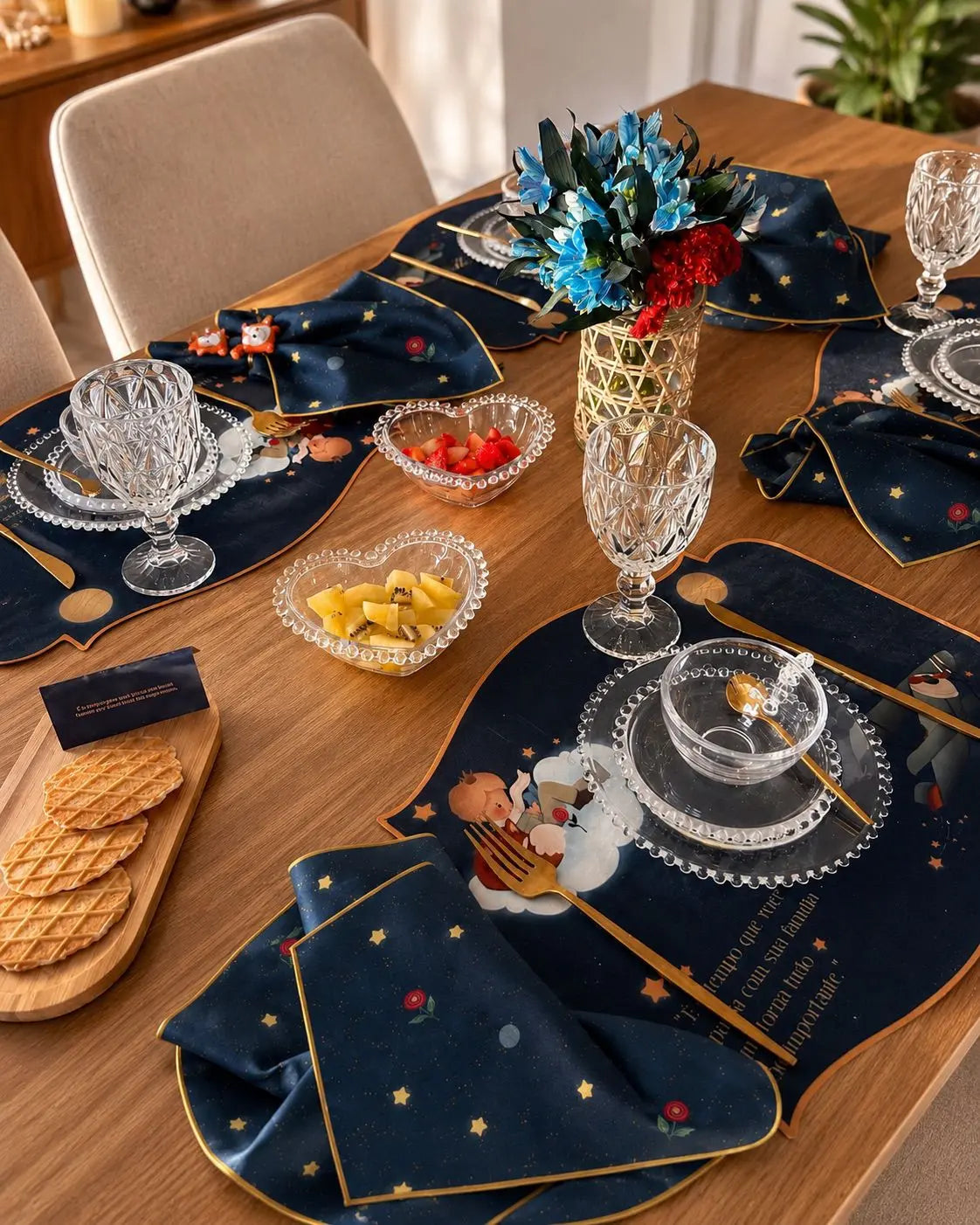 Kit de Mesa Posta Pequeno Príncipe - PG raposinha