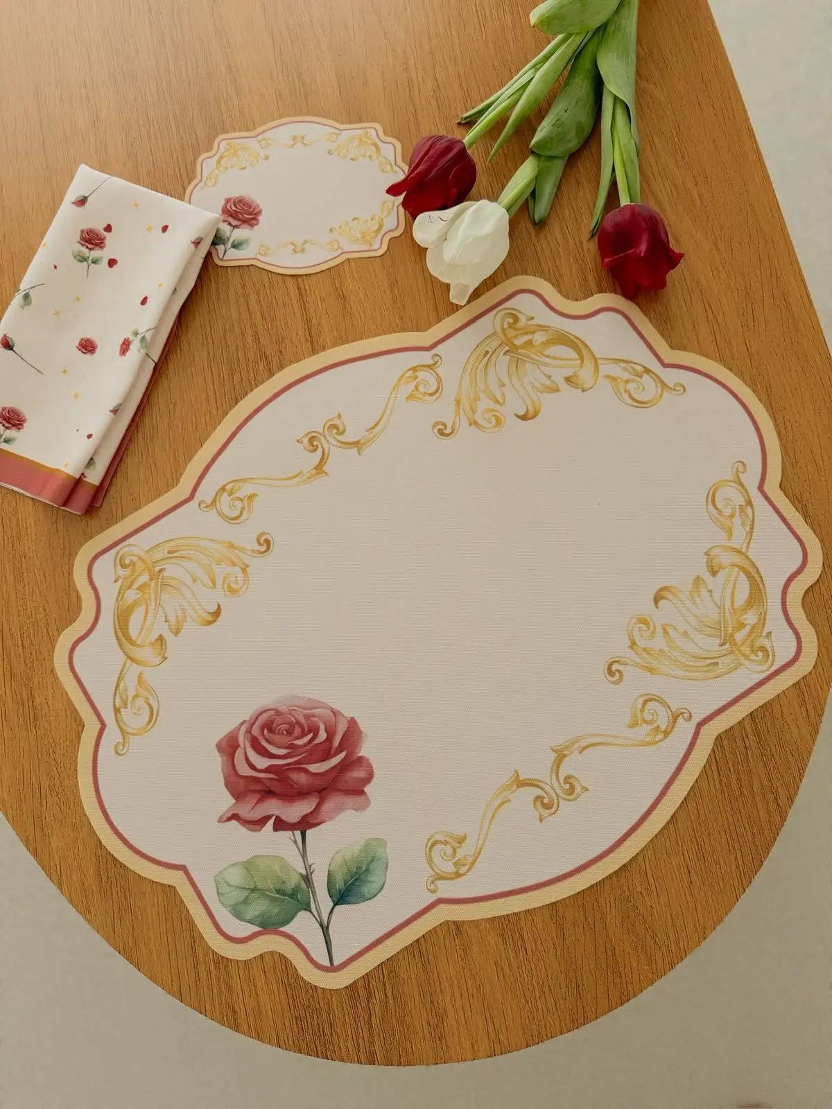 Kit 6 Lugares Americanos Coleção Princesas