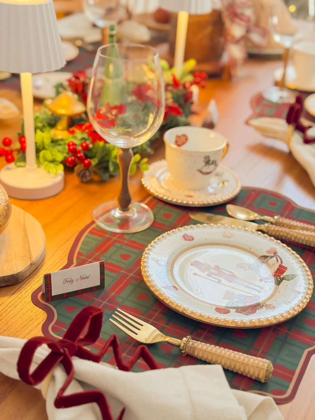 Kit de Mesa Posta Noite de natal