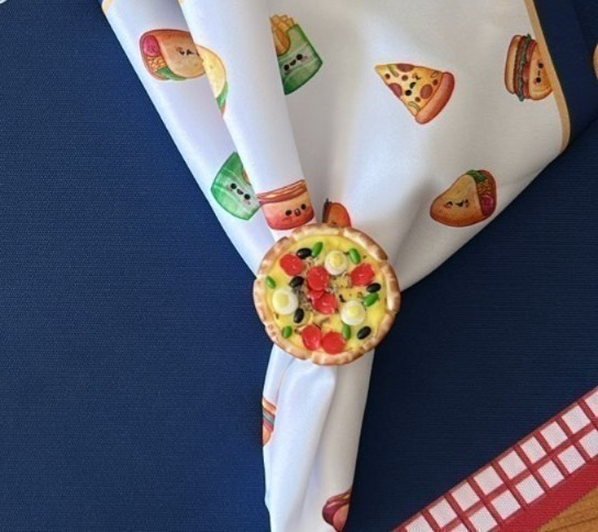 Porta Guardanapo Biscuit Pizza