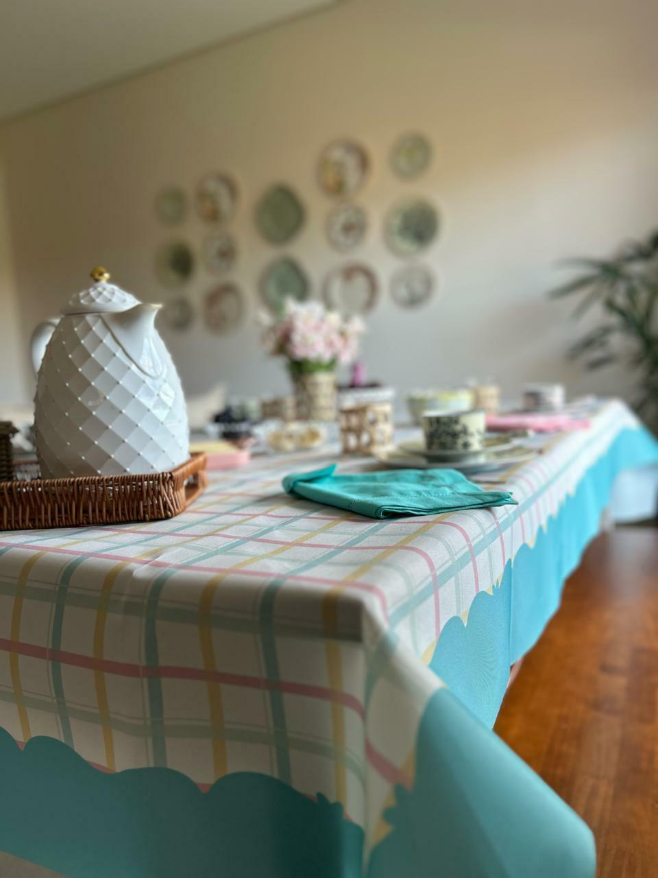 Toalha De Mesa Xadrez Candy