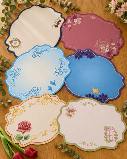 Kit 6 Lugares Americanos Coleção Princesas