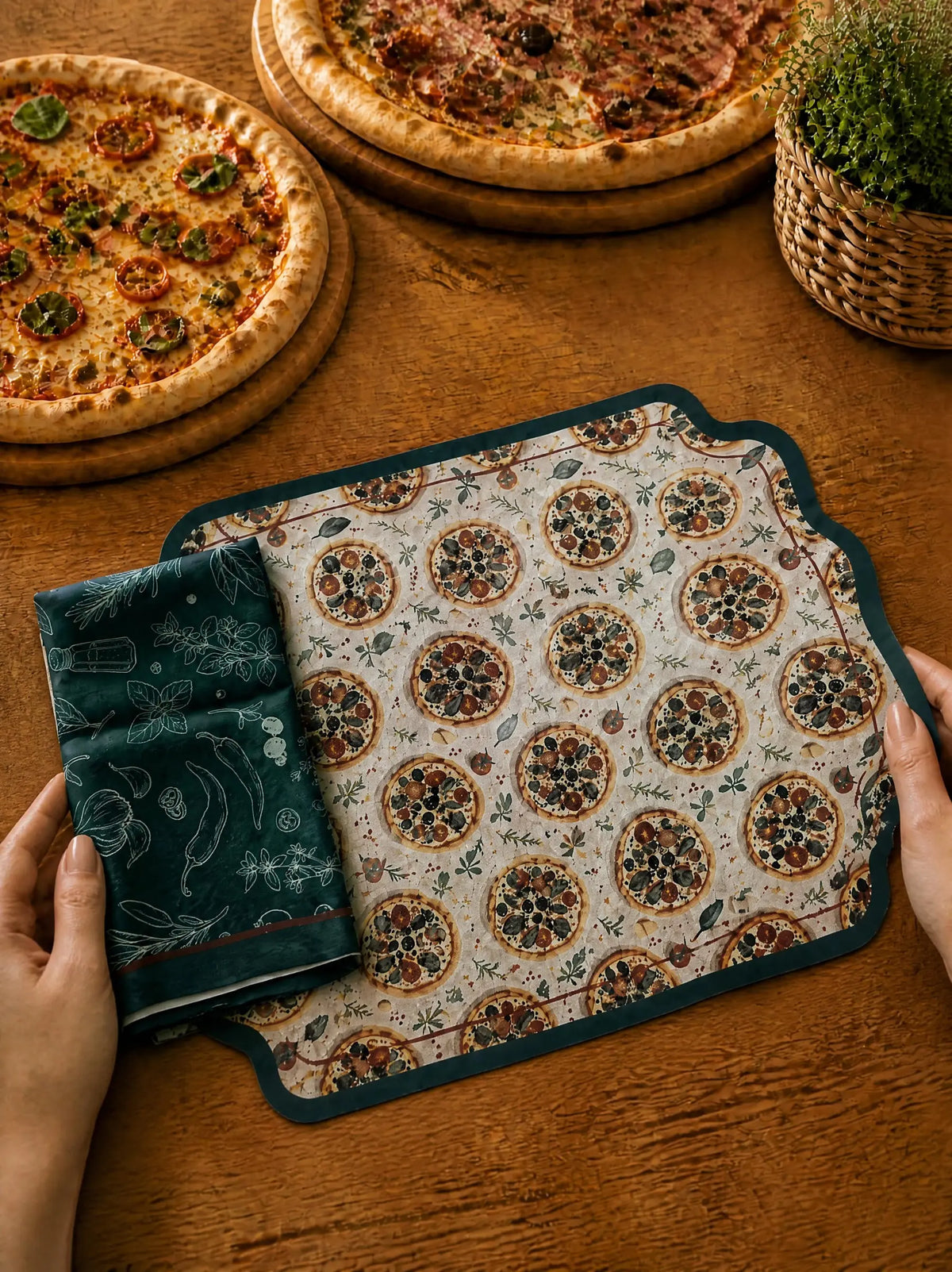 Kit de Mesa Posta Pizza