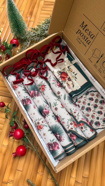 Kit de Mesa Posta Natal Brasileiro
