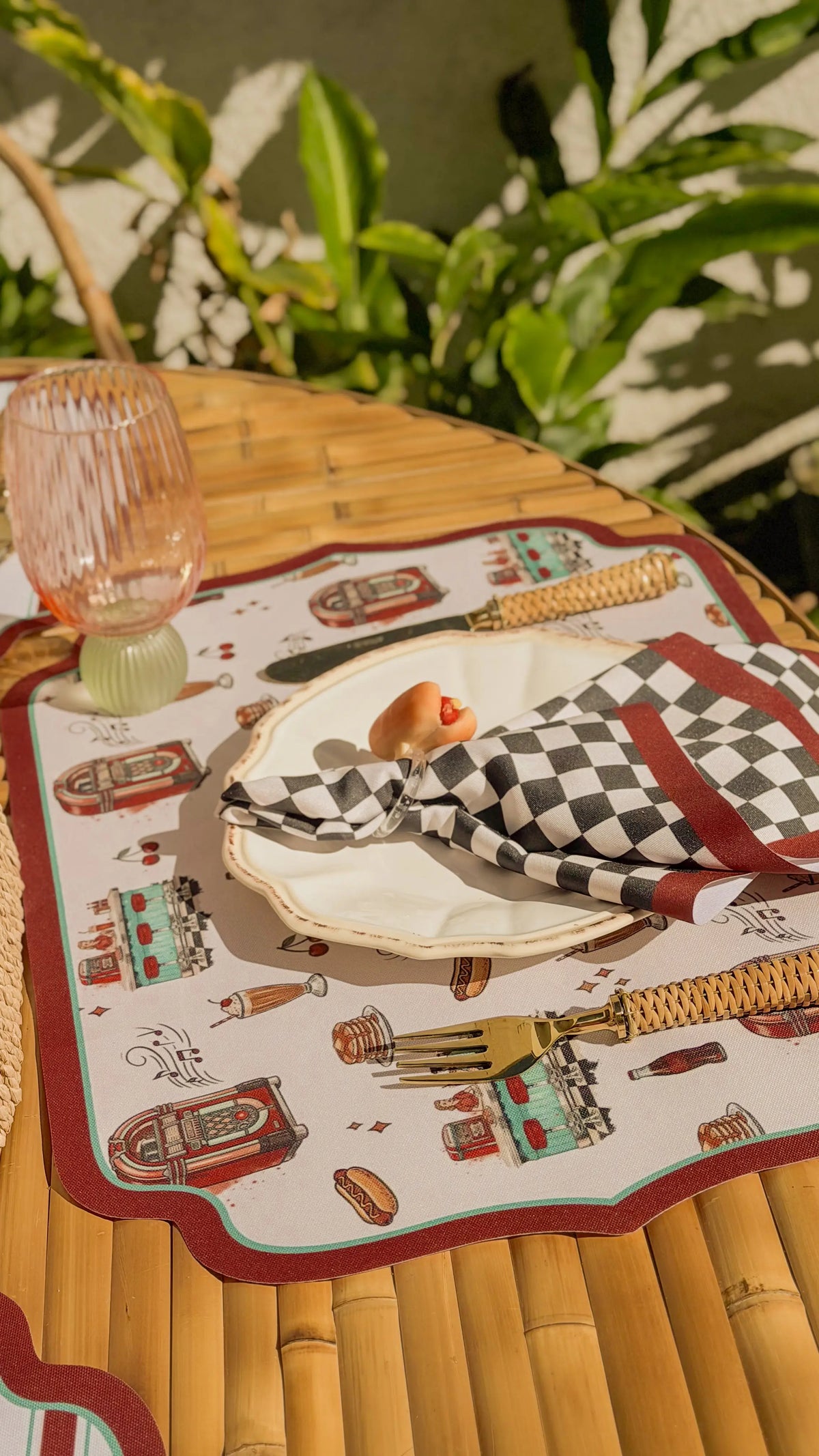 Kit de Mesa Posta Dinner Estampado  — PG Hot Dog