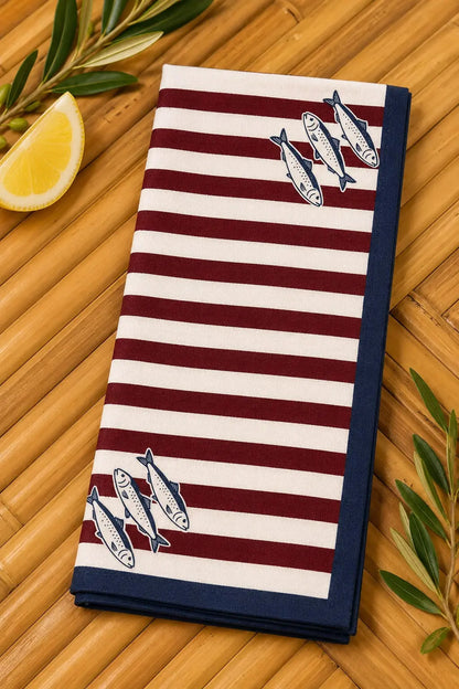 Guardanapo Listras Sardinhas