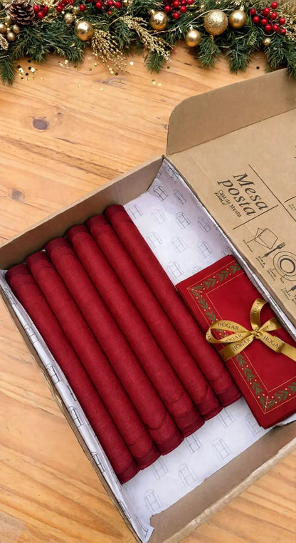 Kit de Mesa Posta Guirlanda Rubi