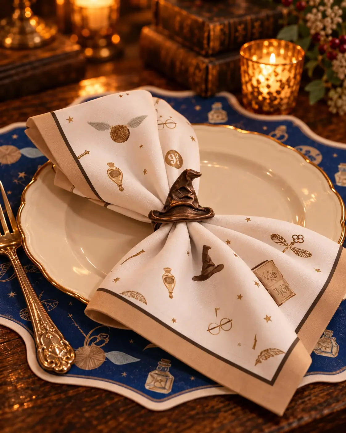 Kit de Mesa Posta Harry Potter - PG chápeu