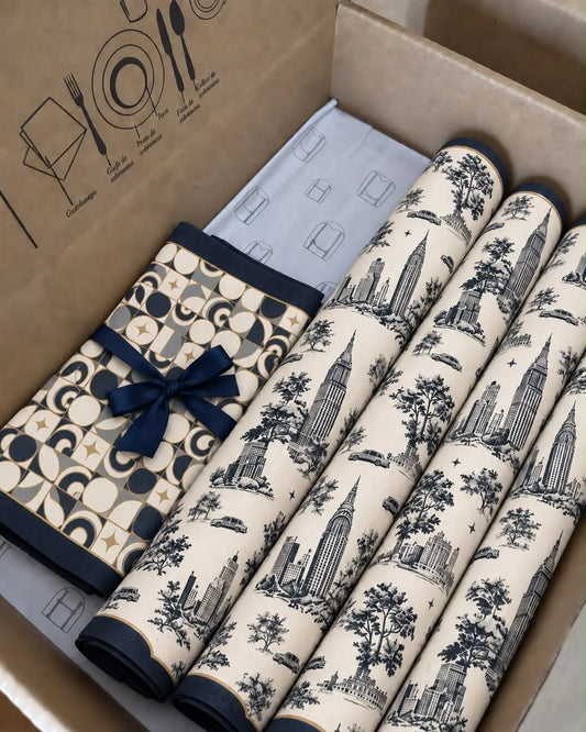 Kit de Mesa Posta Cidade de Nova Iorque