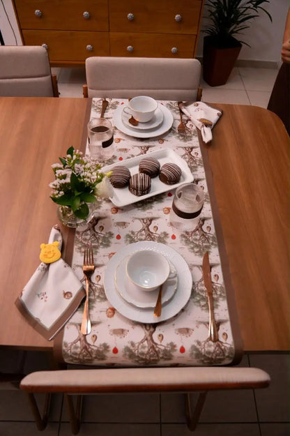 Trilho De Mesa Ursinho Puff