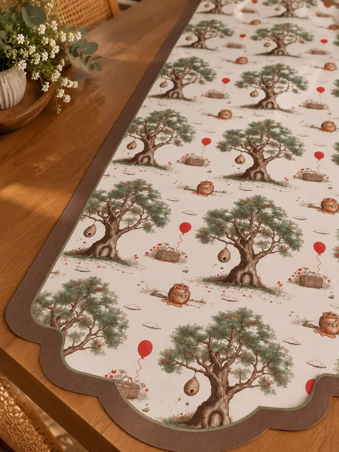 Trilho De Mesa Ursinho Puff