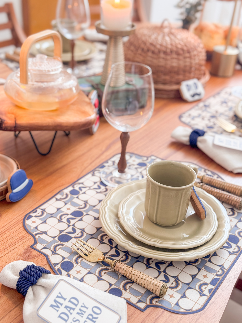 Kit de Mesa Posta Luzes de Nova Iorque