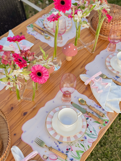Kit de Mesa Posta Jardim