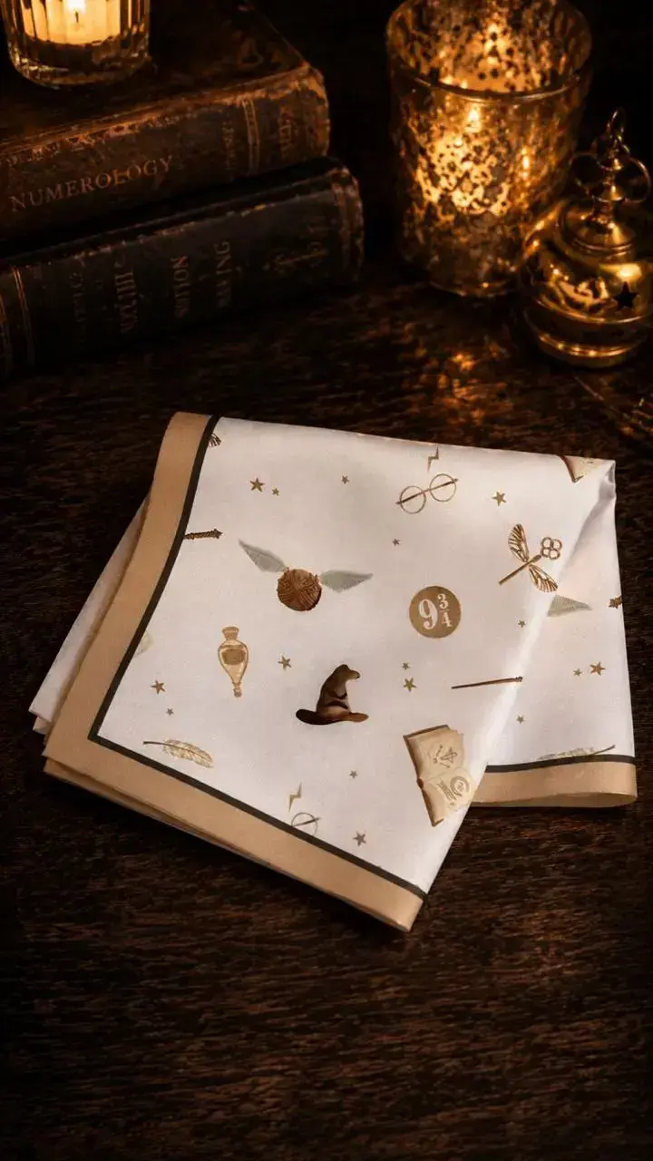 Guardanapo estampado Mundo Mágico Harry Potter