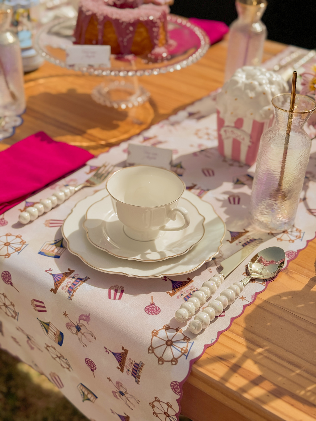 Trilho De Mesa Parque de diversões
