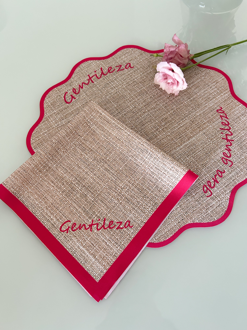 Guardanapo estampado Cores Gentileza