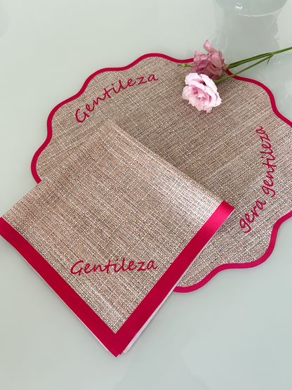 Guardanapo estampado Cores Gentileza