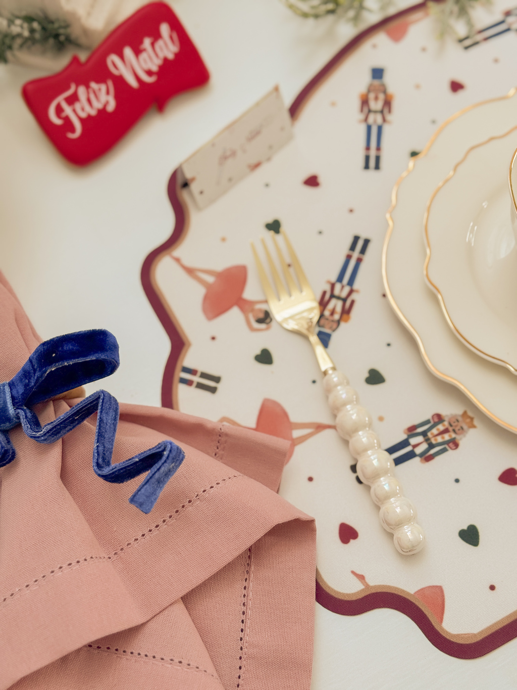 Kit de Mesa Posta Quebra nozes e bailarina