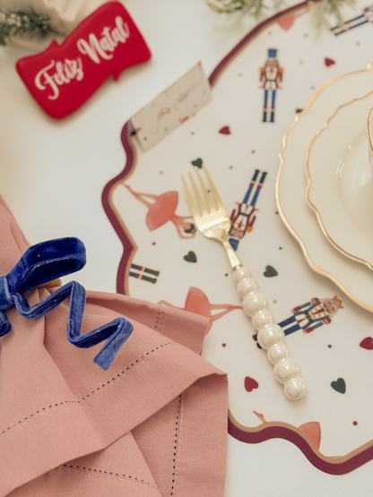 Kit de Mesa Posta Quebra nozes e bailarina