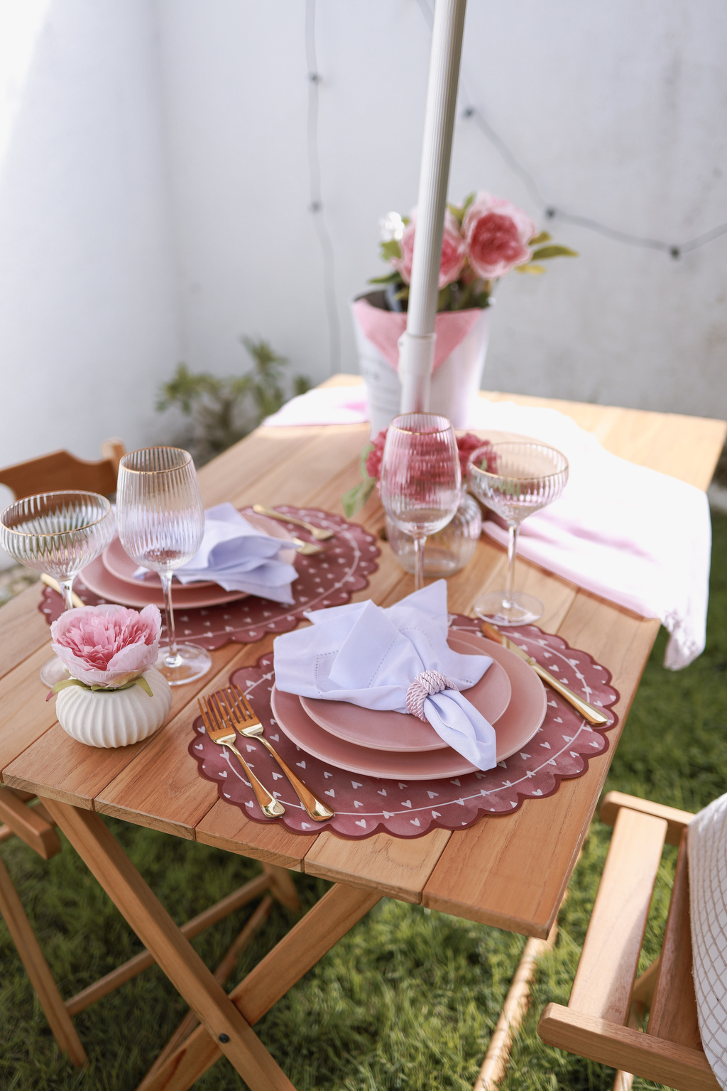 Kit de Mesa Posta A cinco passos de você