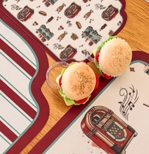 Porta Guardanapo Biscuit Hambúrguer