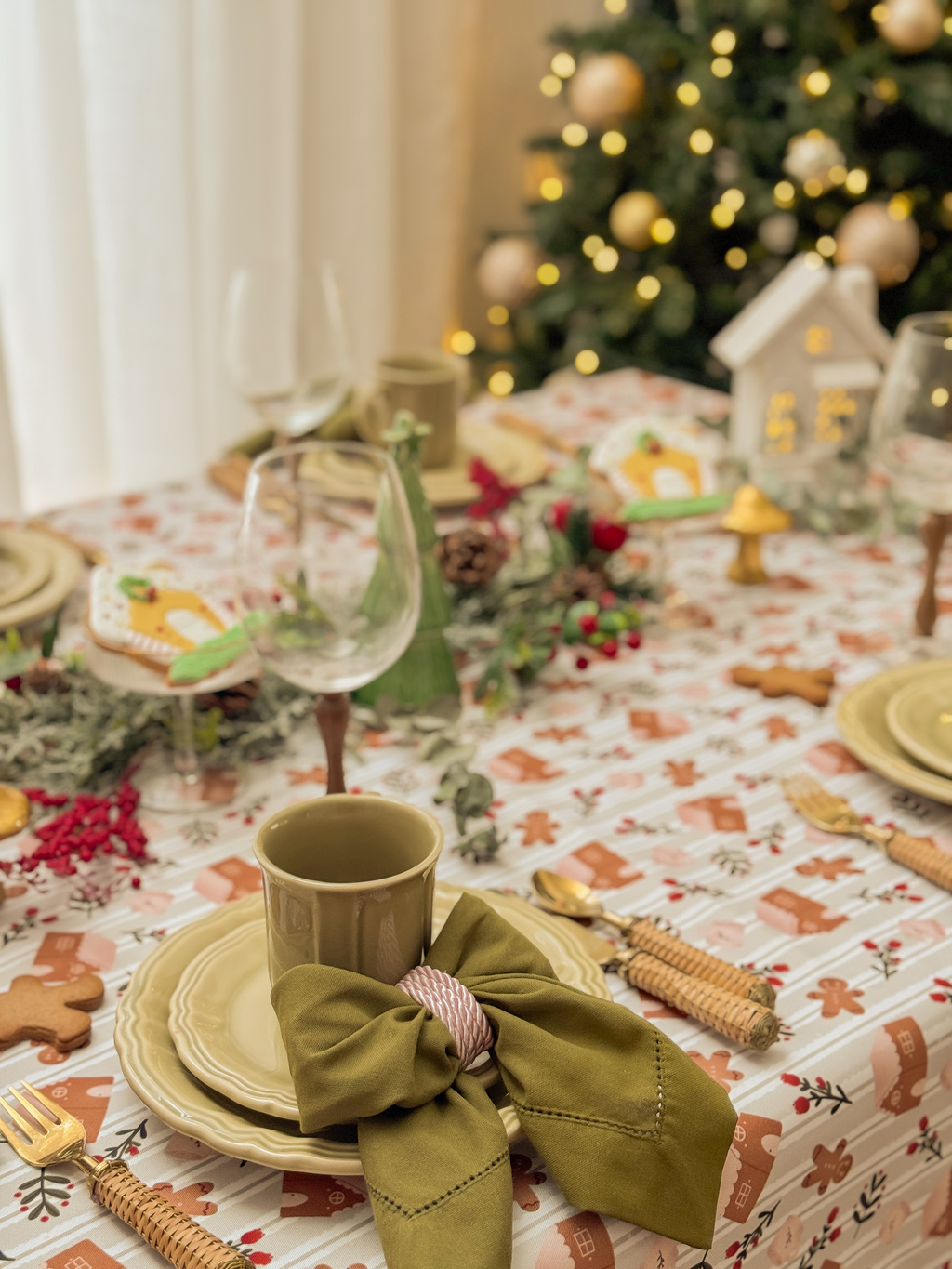 Toalha De Mesa Casinha de Gengibre