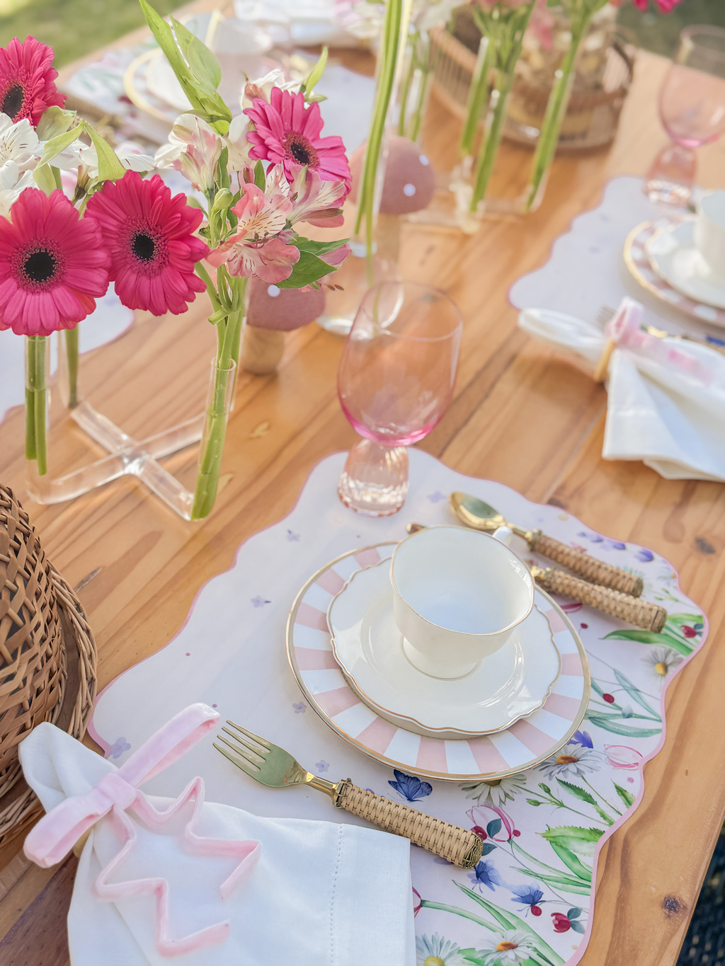 Kit de Mesa Posta Jardim
