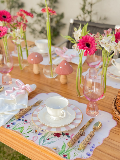 Kit de Mesa Posta Jardim