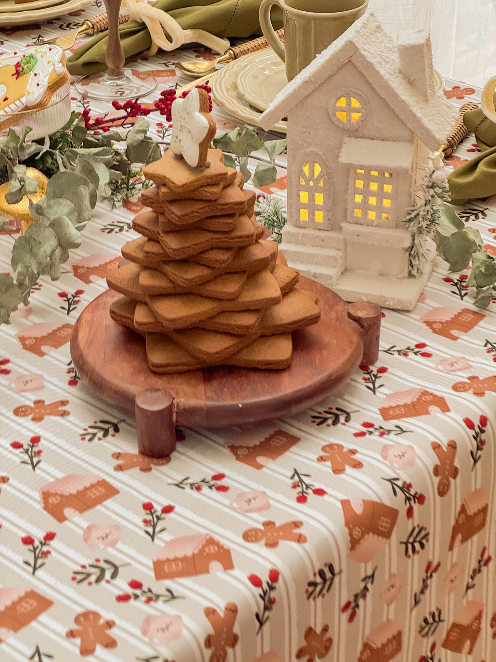 Toalha De Mesa Casinha de Gengibre