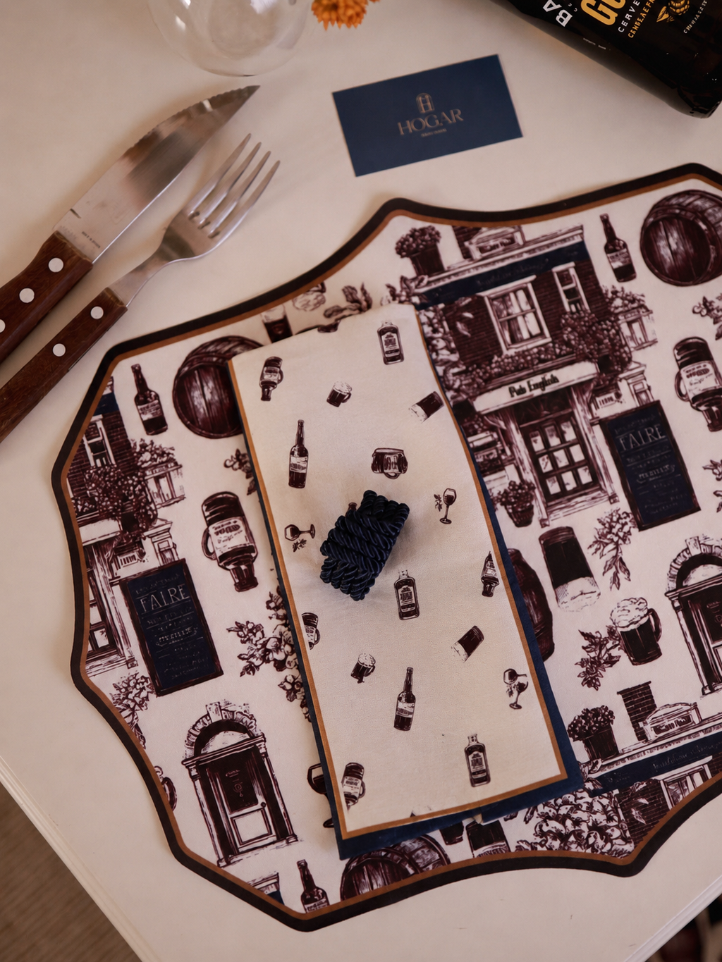 Kit de Mesa Posta Pub Inglês