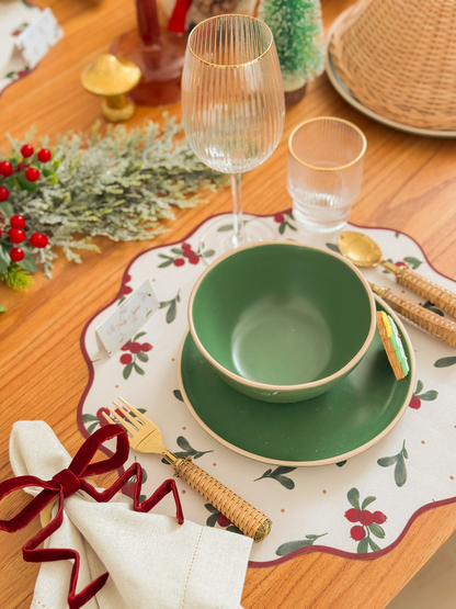 Kit de Mesa Posta Azevinho