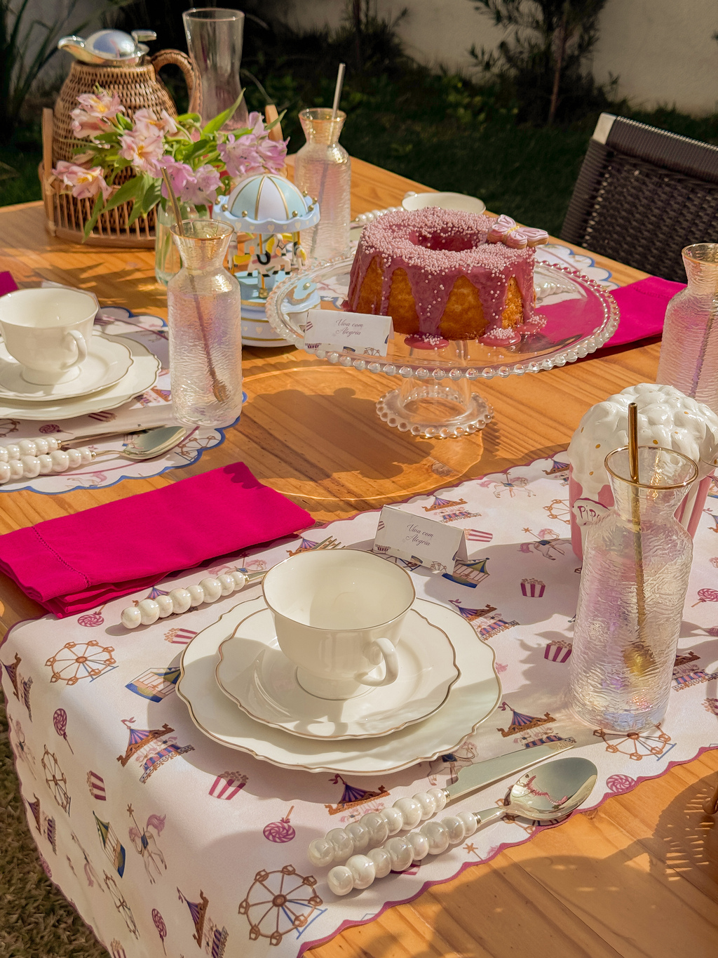Trilho De Mesa Parque de diversões