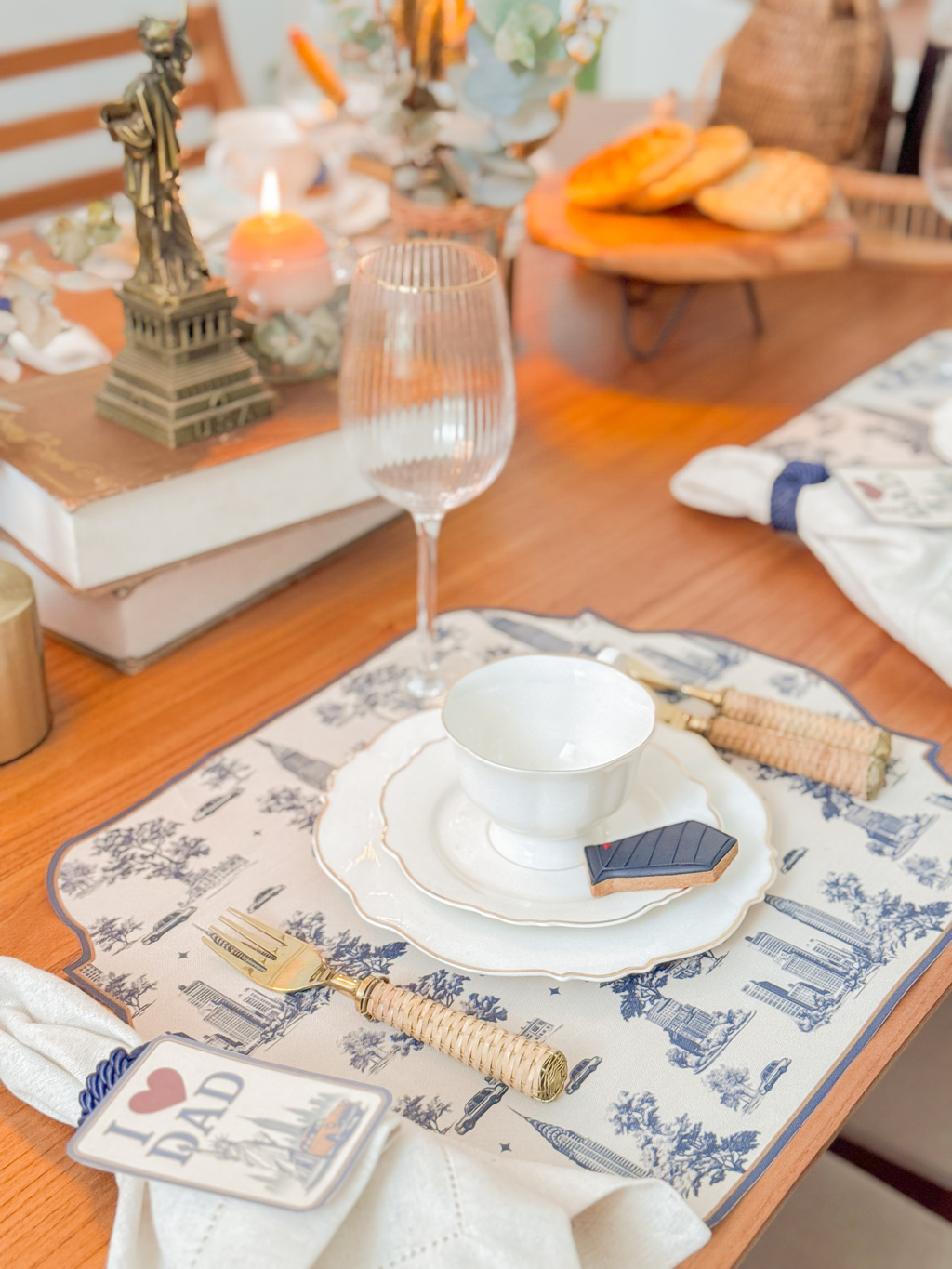 Kit de Mesa Posta Cidade de Nova Iorque