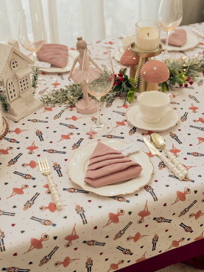 Toalha De Mesa Quebra nozes e bailarina