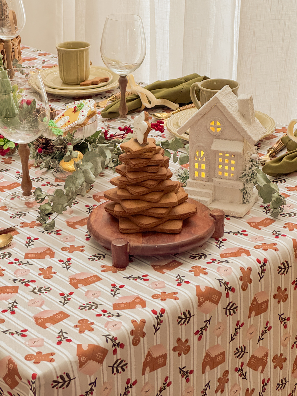 Toalha De Mesa Casinha de Gengibre