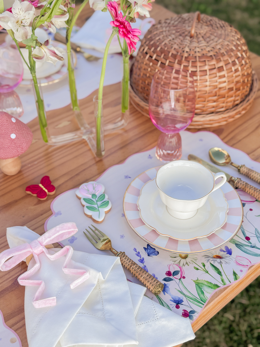 Kit de Mesa Posta Jardim