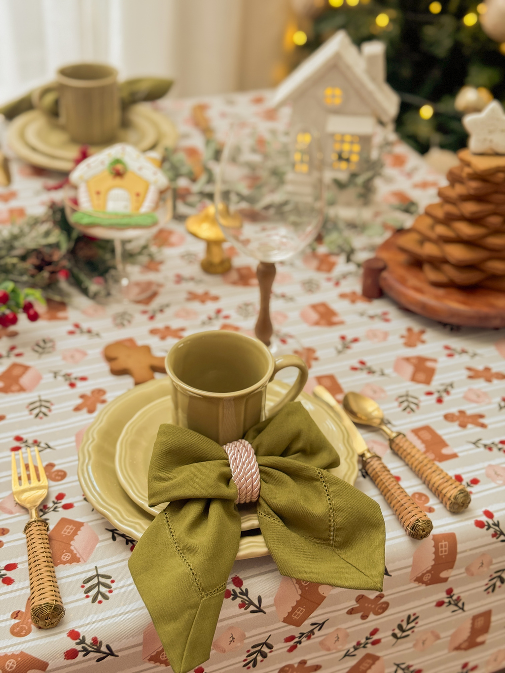 Toalha De Mesa Casinha de Gengibre