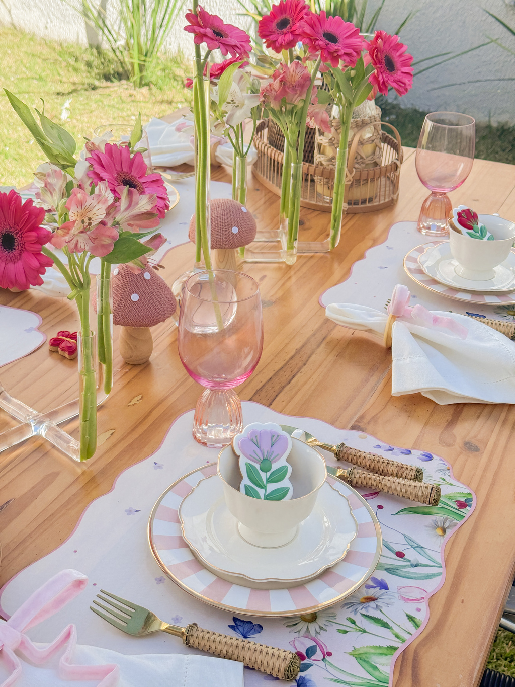 Kit de Mesa Posta Jardim