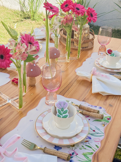 Kit de Mesa Posta Jardim