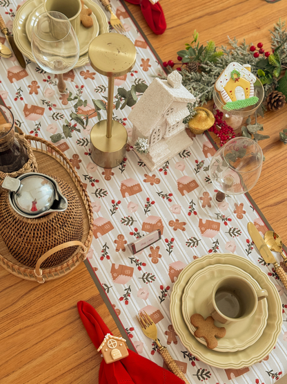 Trilho De Mesa casinha de gengibre