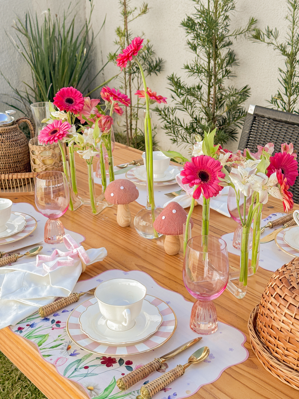 Kit de Mesa Posta Jardim