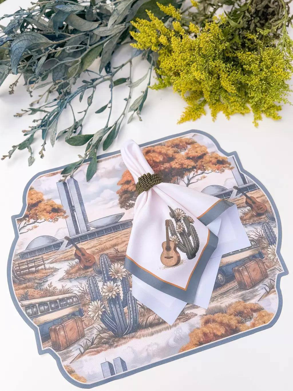 Guardanapo estampado Faroeste Caboclo