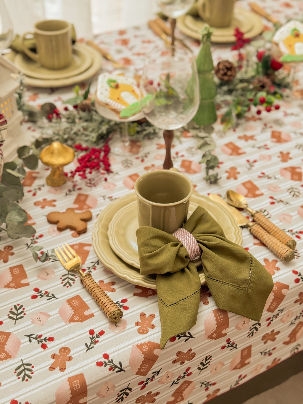 Toalha De Mesa Casinha de Gengibre