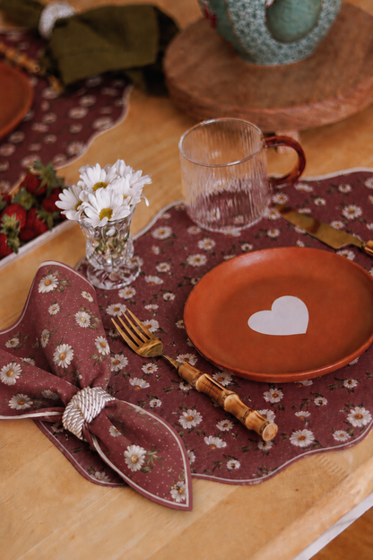 Kit de Mesa Posta Jardin das Margaridas