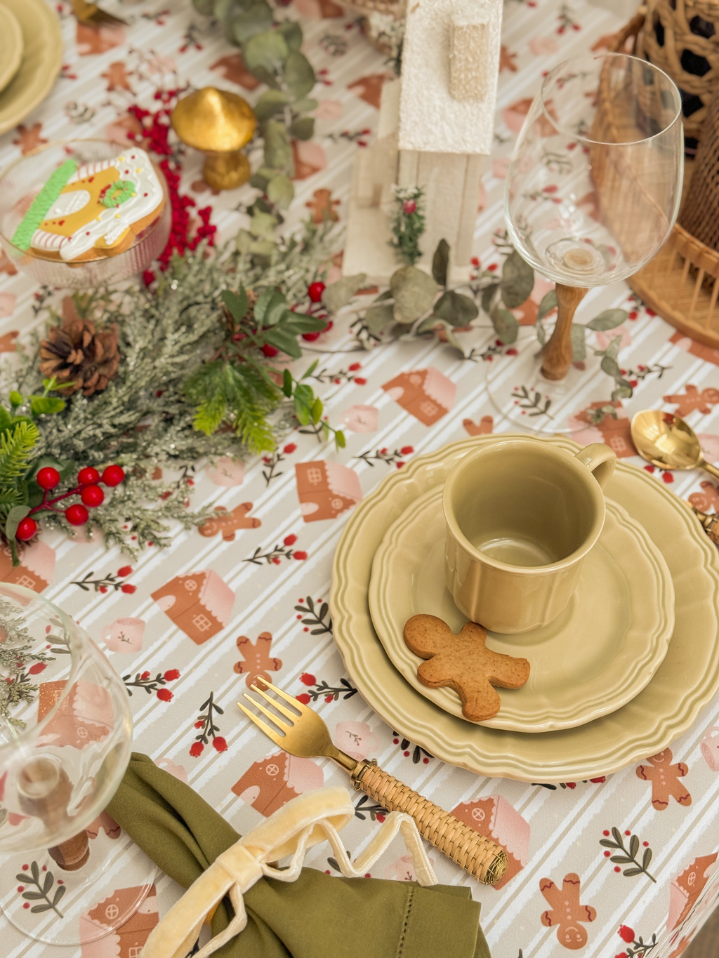 Toalha De Mesa Casinha de Gengibre