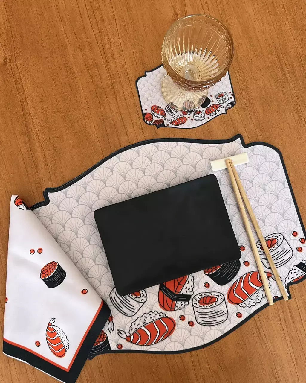 Kit de Mesa Posta Sushi