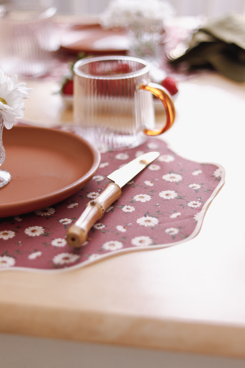Kit de Mesa Posta Jardin das Margaridas