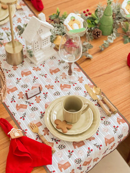 Trilho De Mesa casinha de gengibre